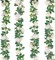 4Pcs(26 FT) Artificial Rose Vine Fake Flower Garland Fake Silk Rose Hanging Vine for Wedding Party Background Arch Garden Background Decoration (White)
